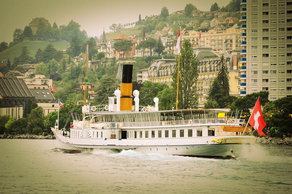 Montreux Apartment On The Lake Esterno foto
